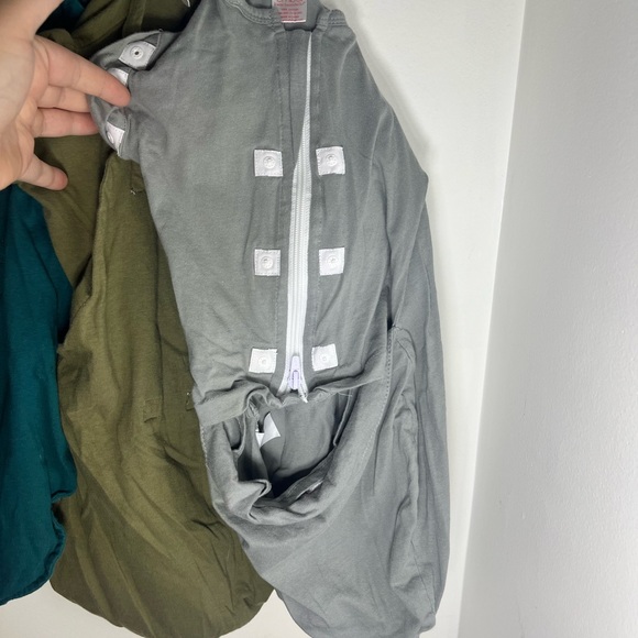 Embé 2-Way Swaddle Sack Lot of 3 Newborn Baby Sleep Swaddles Cotton - Picture 4 of 7